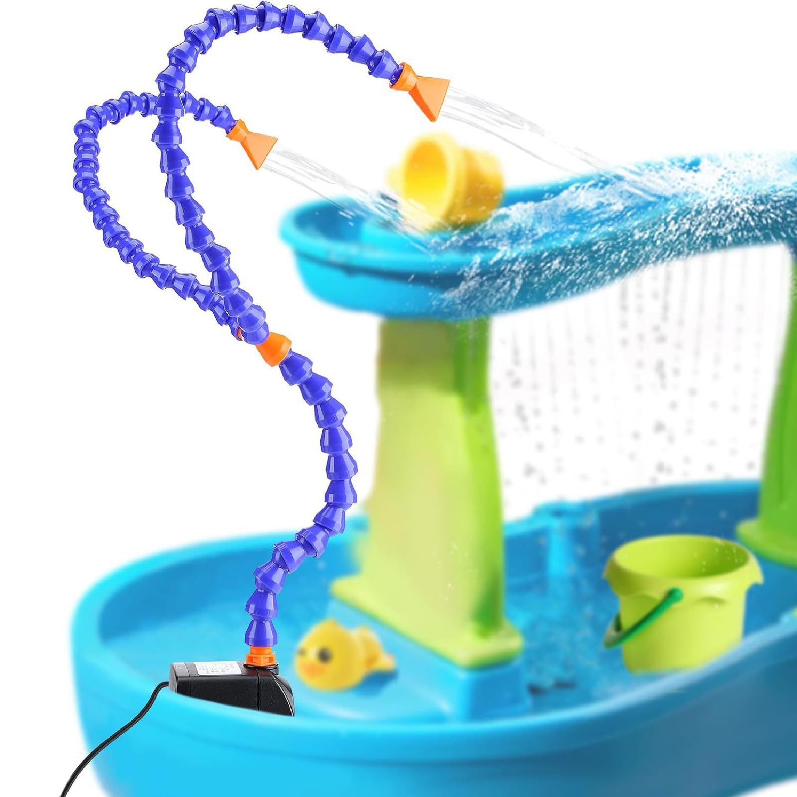 Kids Outdoor Play Table - Outdoor-Wasserpumpen-Spielzeug für Kinder, Jungen und Mädchen,