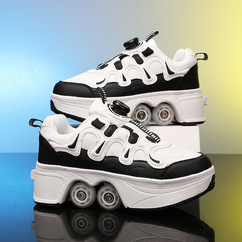 Kids Outdoor Gifts - 2026 Kinder-Rollschuhe mit großen Rädern, Outdoor-Rollschuhe,