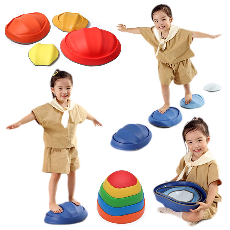 Kids Outdoor Exercise Equipment - Balance Stepping Stones Kinder rutschfeste strukturierte