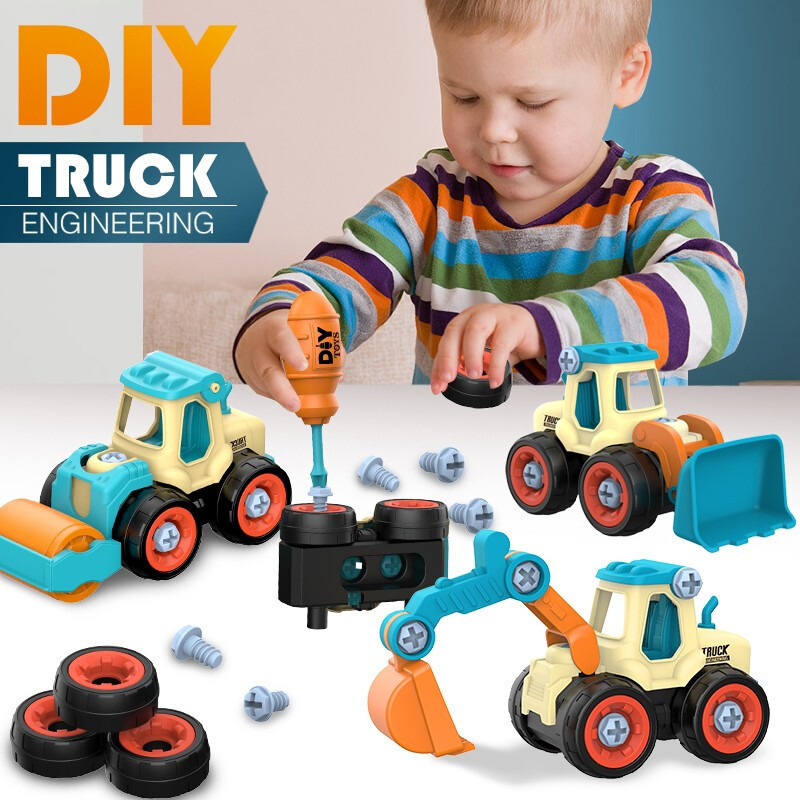 Kids Outdoor Excavator - Mutter Demontage Laden Entladen Engineering LKW