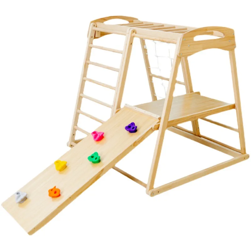 Kids Outdoor Jungle Gym With Slide - Klettergerüst für Kinder, Outdoor und Indoor,