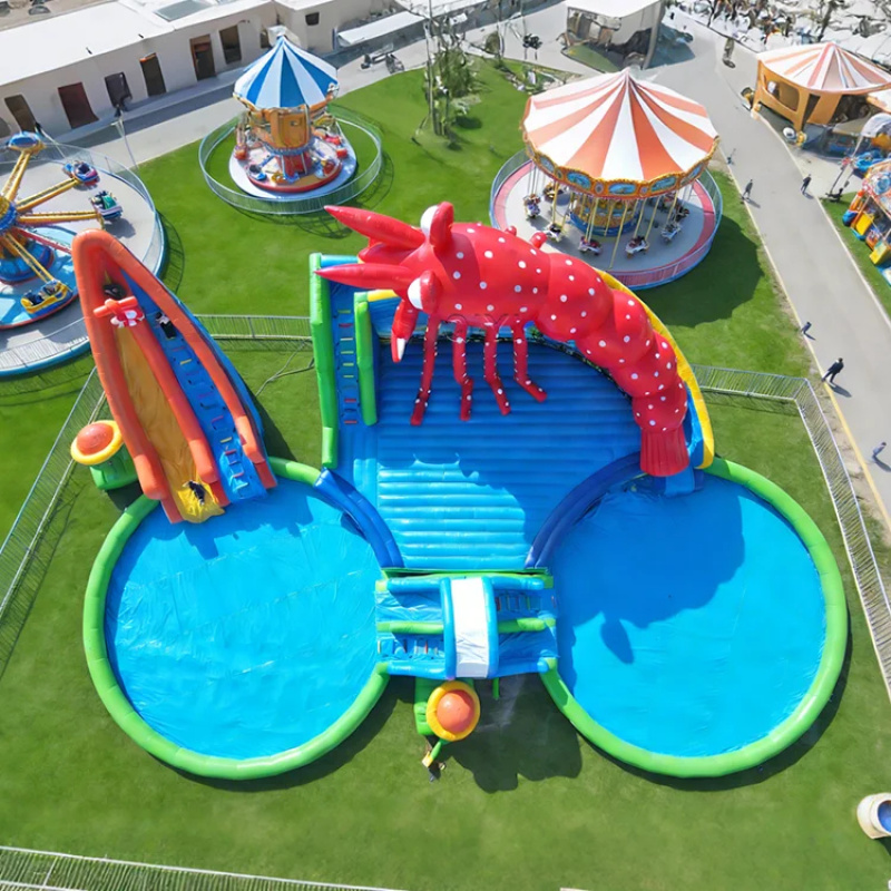 Kids Outdoor Water - Hochwertige Kommerzielle PVC Aufblasbare Wasserrutsche mit