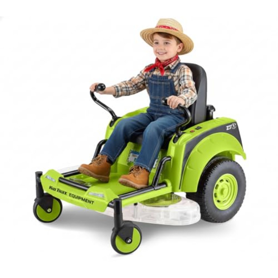 Kids Outdoor Lawn Mower - Kid Trax 12V Zero-Turn Rasenmäher für