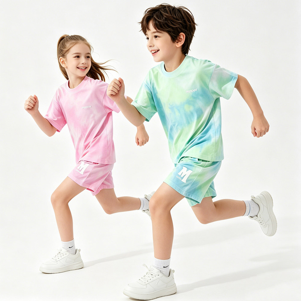Kids Outdoor Outfit - 5-14 Jahre Kinder-Sportset aus Baumwolle, Sommer-Sets
