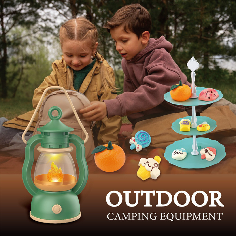 Kids Outdoor Gifts - Kinder-Camping-Set, Lagerfeuer, Rollenspiel, Kleinkind-Spielzeug für Jungen