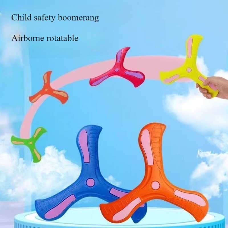 Kids Outdoor Gifts - Kinder Bumerang Weiche Drei-blatt Kreuz Erwachsene-kinder