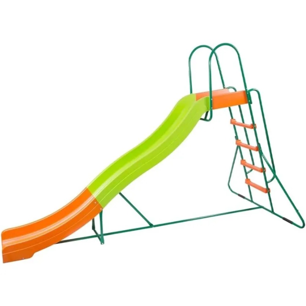 Kids Outdoor Swing Set With Slide - Gartenschirme - Spielplatzrutsche - Große freistehende