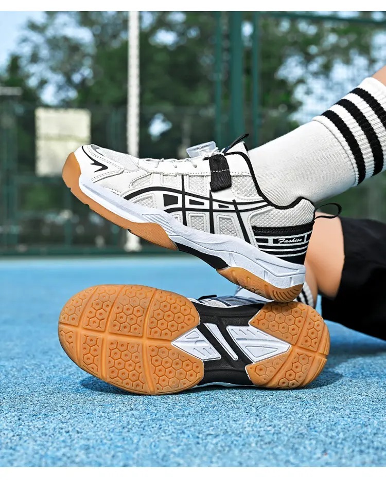 Kids Outdoor Volleyball Shoes - Kinder Badminton Schuhe Non-slip Golf Schuhe