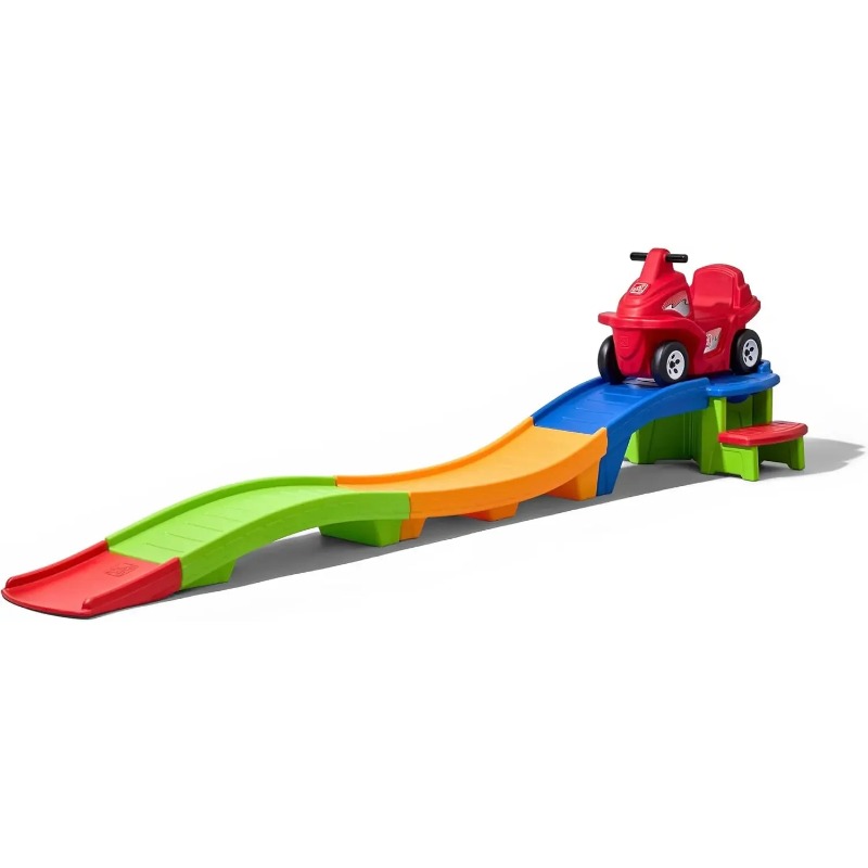 Kids Outdoor Ride On - Achterbahn-Kinderspielzeug, Ride On Push Car, Spielset