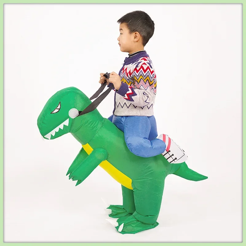 Aufblasbares Dinosaurier-Kostü – Kids Outdoor Ride On Bewertung und Preis