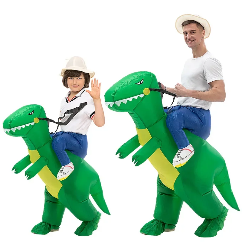 Aufblasbares Dinosaurier-Kostü – Kids Outdoor Ride On Bewertung und Preis