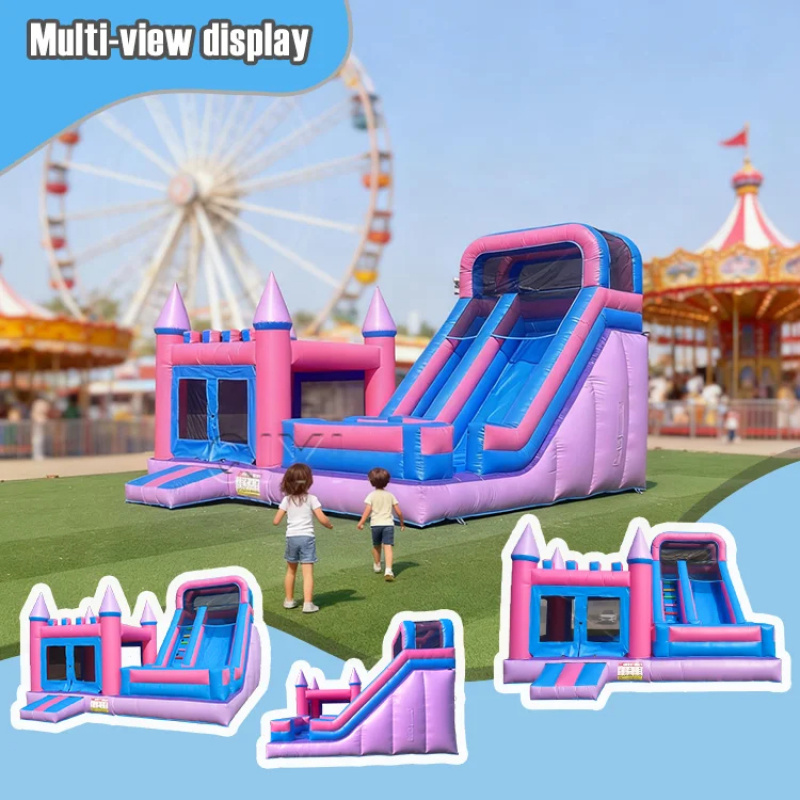 Kommerzielles Hüpfburg-Set: Fa – Kids Outdoor House With Slide Bewertung und Preis