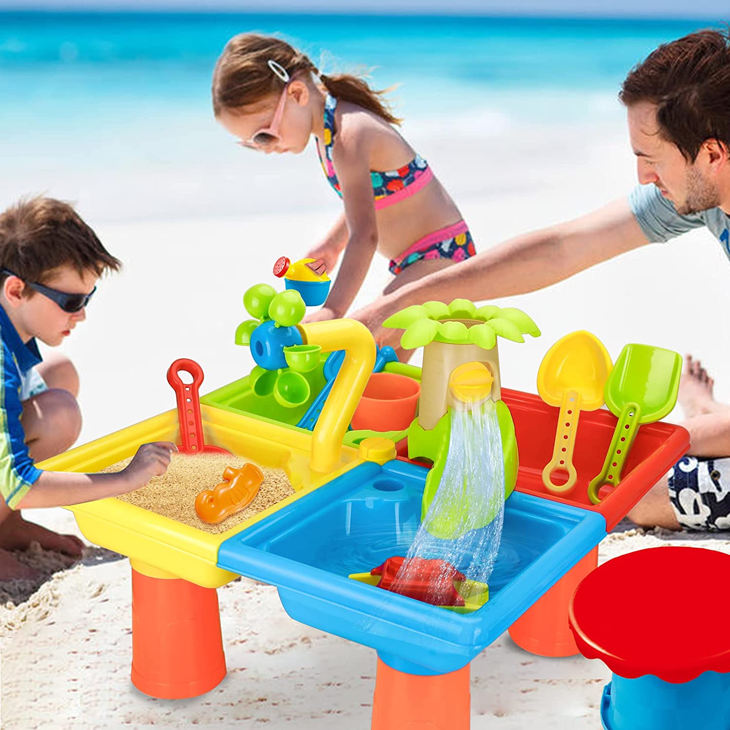 Strand tisch Sand spielen Spie – Kids Outdoor Play Table Bewertung und Preis