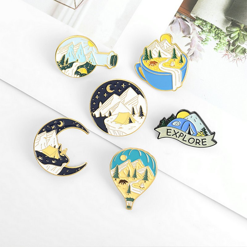 Camping Abenteuer Emaille Pins – Kids Outdoor Gifts Bewertung und Preis