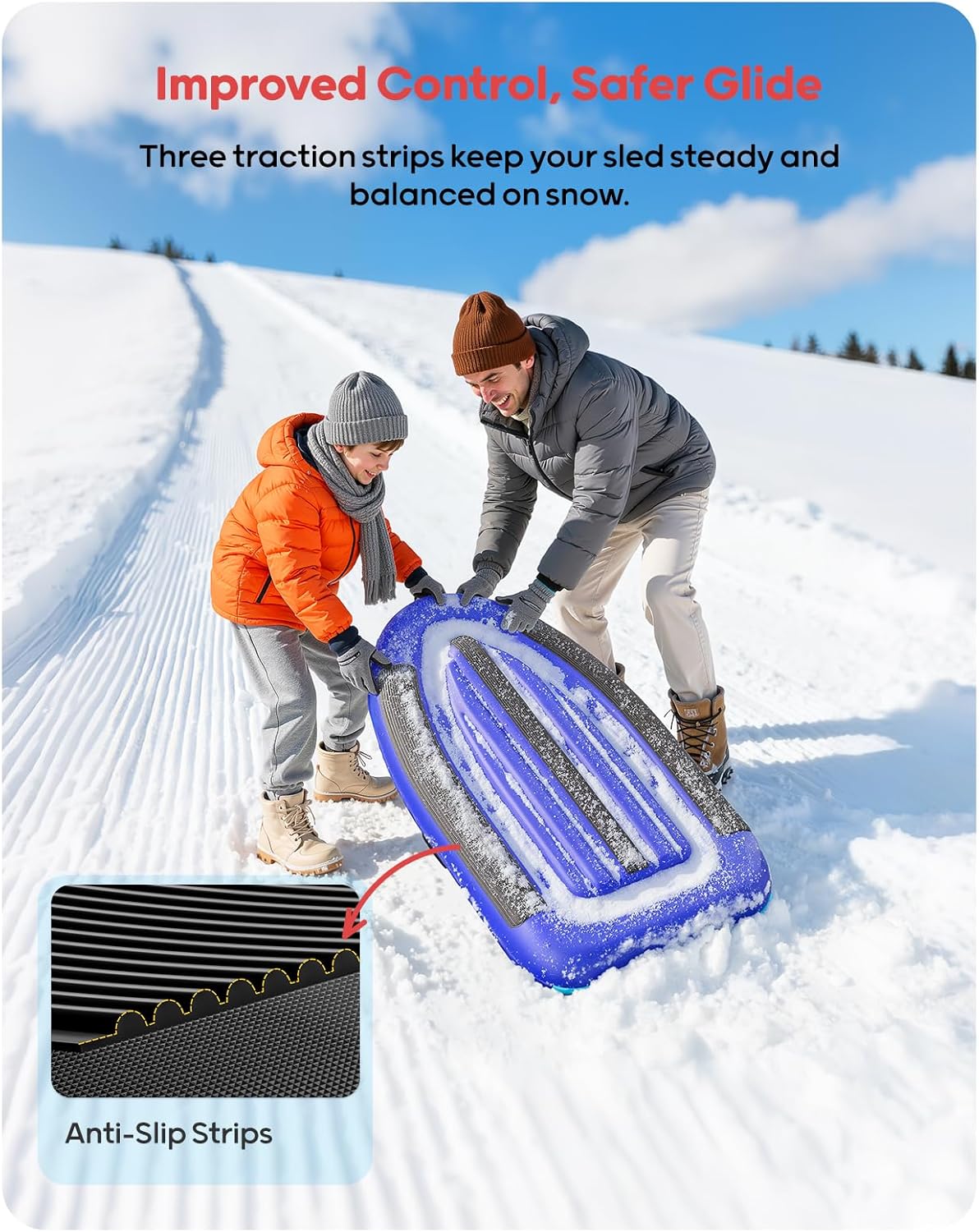 QPAU Aufblasbarer PVC-Schneesc – Kids Outdoor Gifts Bewertung und Preis