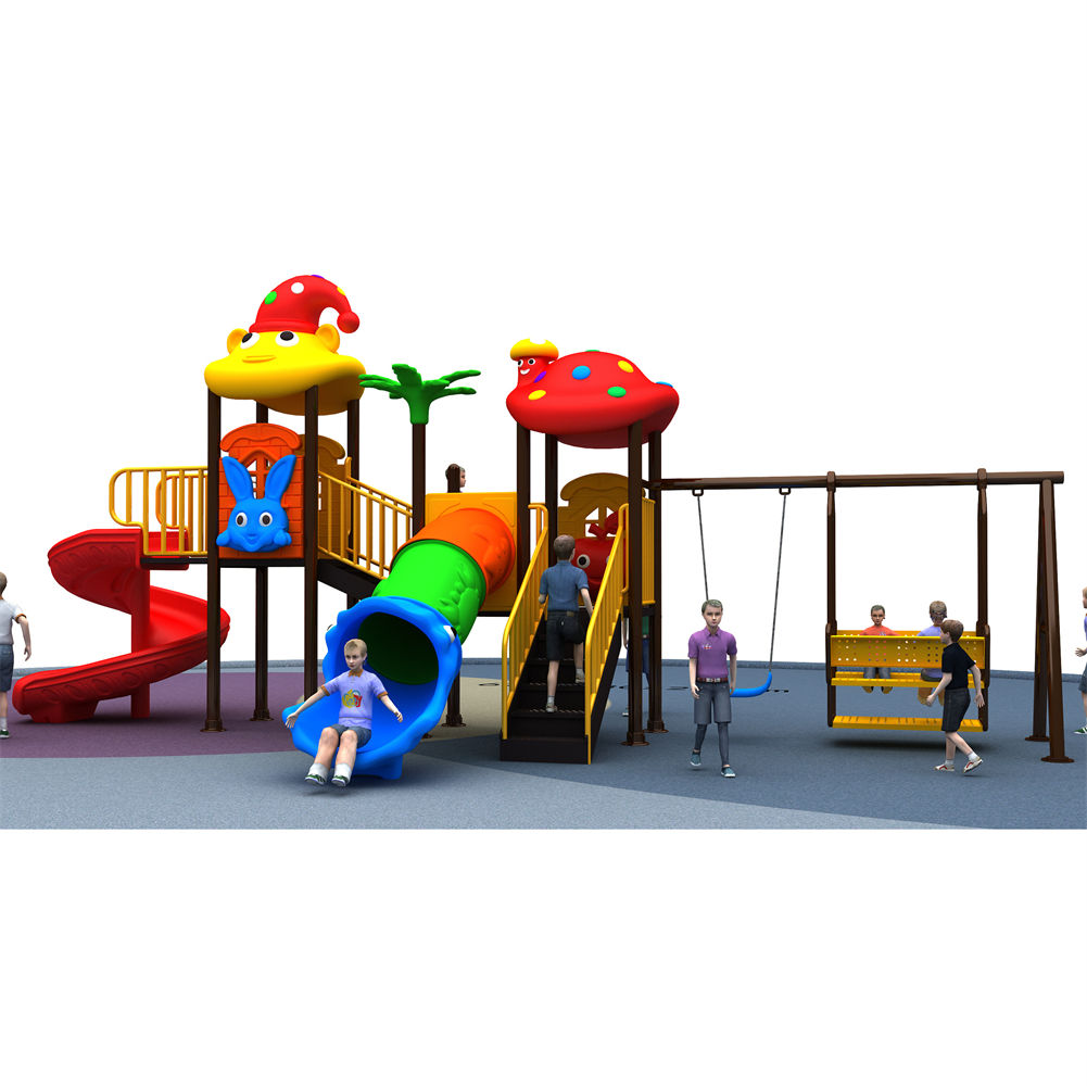 China Hersteller Günstiger Spi – Kids Outdoor Jungle Gym With Slide Bewertung und Preis