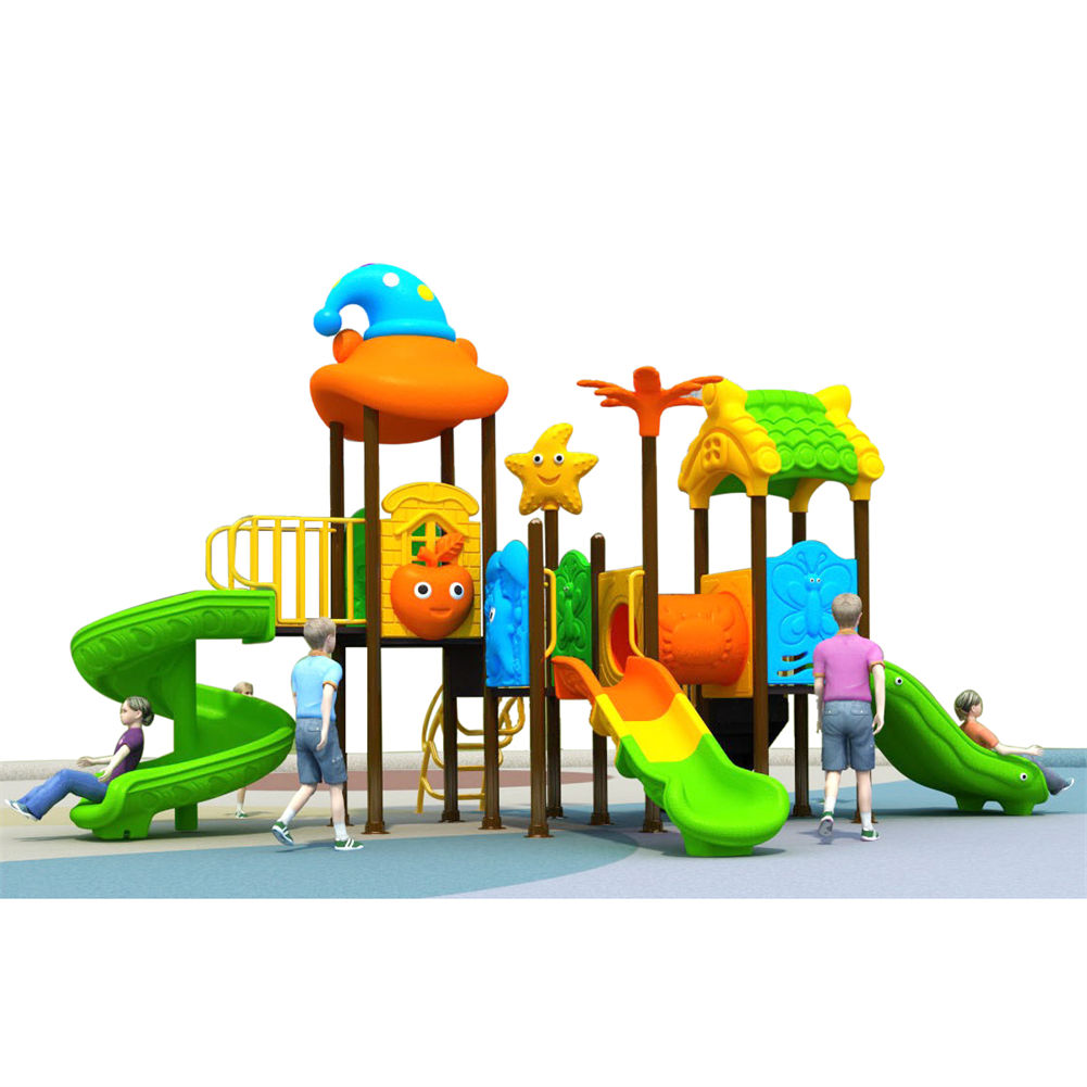 China Hersteller Günstiger Spi – Kids Outdoor Jungle Gym With Slide Bewertung und Preis