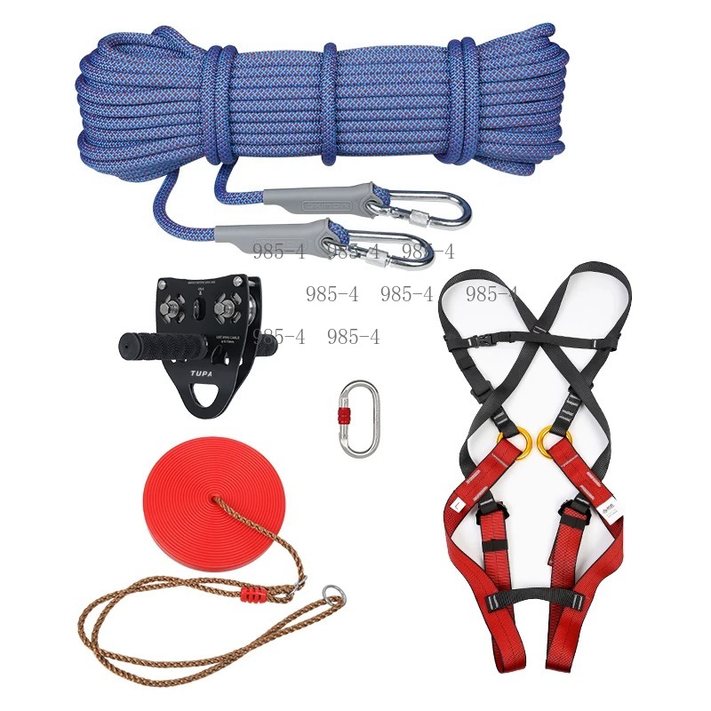 Kinder-Seilrutsche-Set mit Gri – Kids Outdoor Zipline Bewertung und Preis
