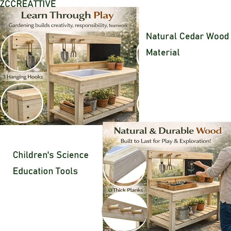 ZCCREATTIVE Kinder-Holz-Pflanz – Kids Outdoor Bench Bewertung und Preis
