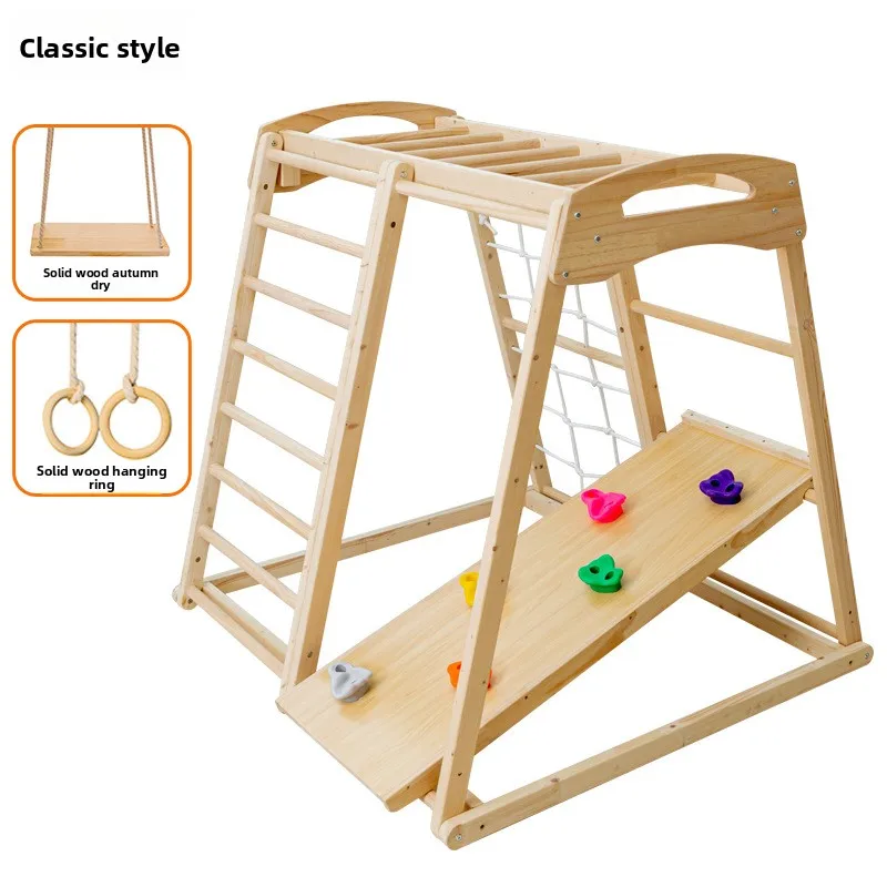 Klettergerüst für Kinder, Outd – Kids Outdoor Jungle Gym With Slide Bewertung und Preis