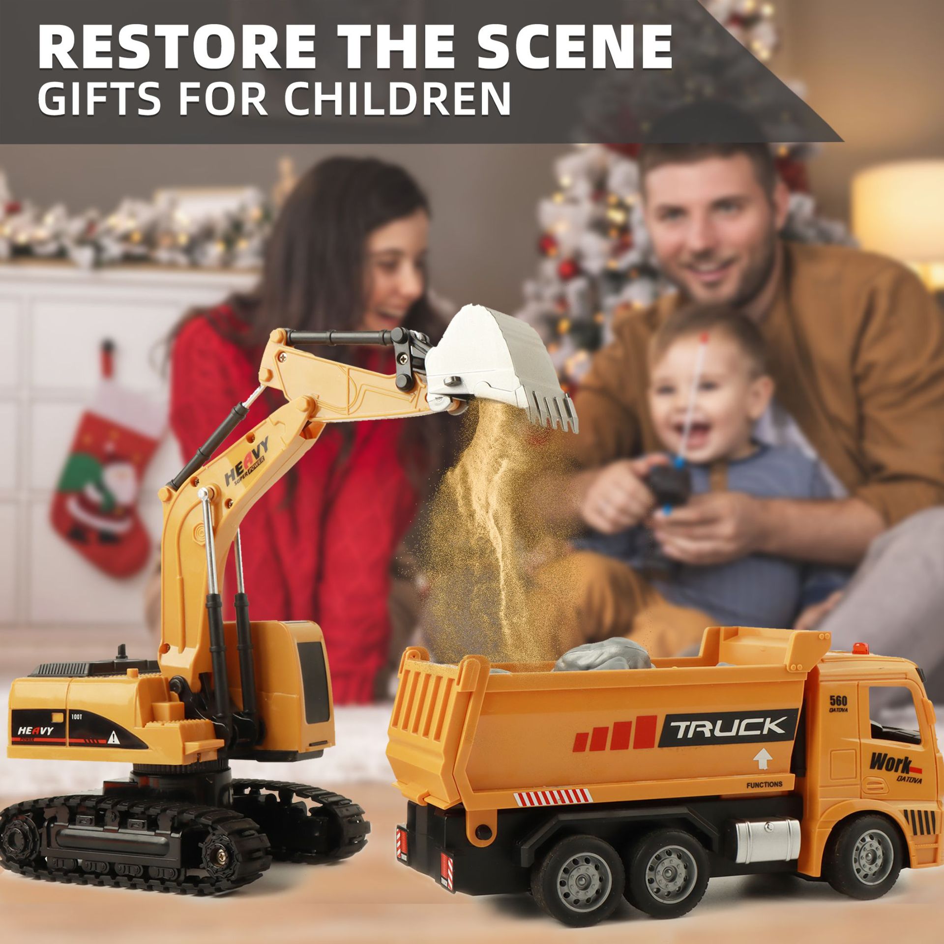 Ferngesteuerter Bagger aus Leg – Kids Outdoor Excavator Bewertung und Preis