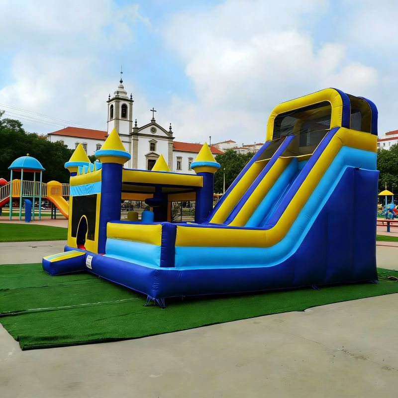Aufblasbares Hüpfhaus mit Ries – Kids Outdoor House With Slide Bewertung und Preis