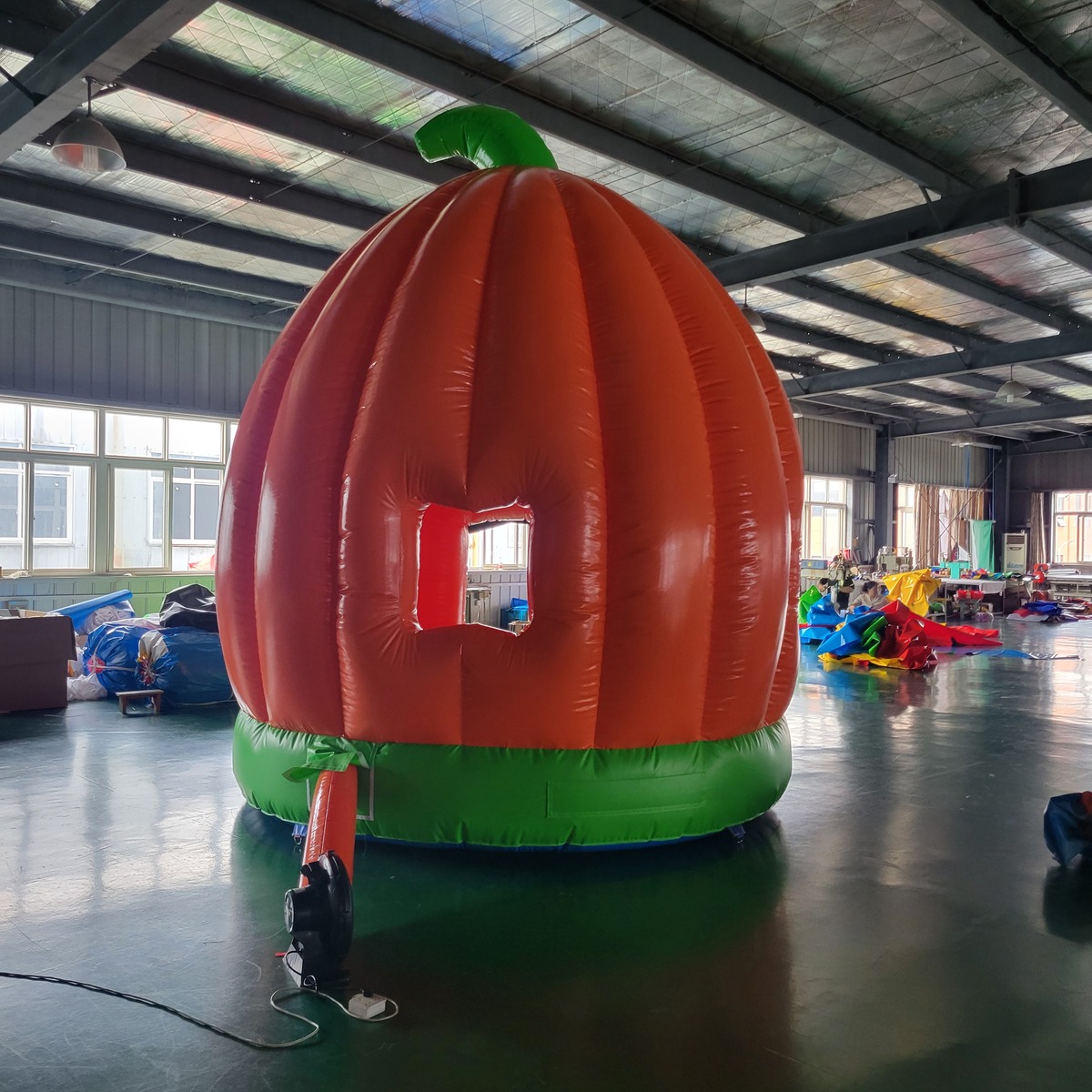 Kommerzielles PVC-Hüpfburg-Sch – Kids Outdoor House With Slide Bewertung und Preis