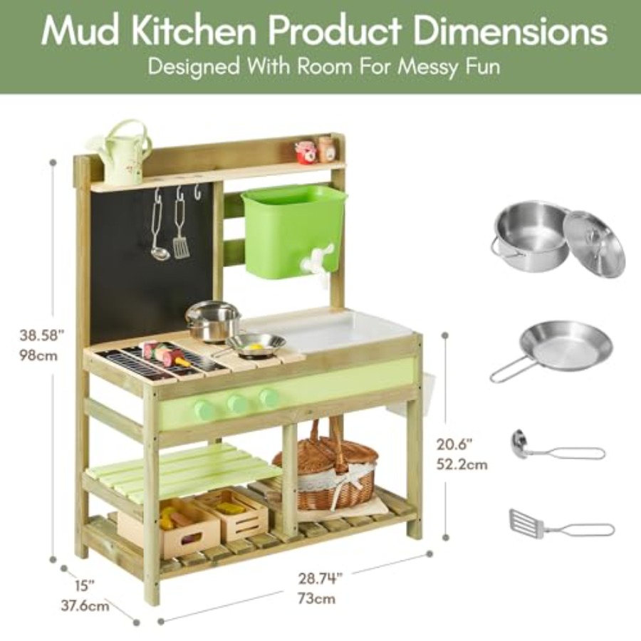 Outdoor-Schlammküche für Kinde – Kids Outdoor Mud Table Bewertung und Preis