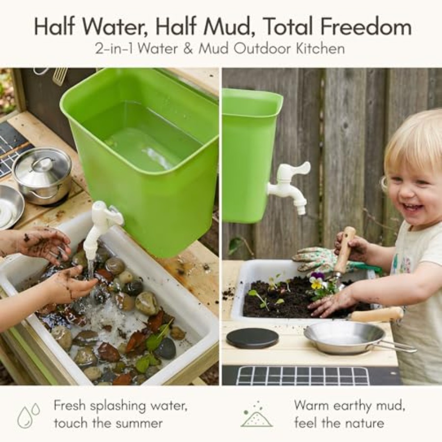 Outdoor-Schlammküche für Kinde – Kids Outdoor Mud Table Bewertung und Preis
