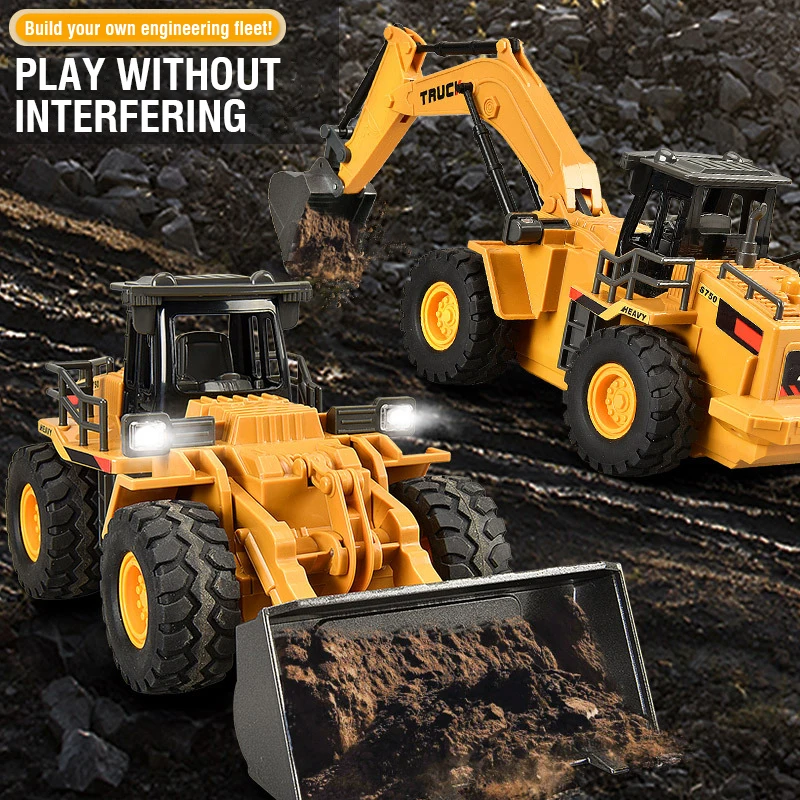 RC Legierungs-Bagger 2,4G 9CH  – Kids Outdoor Excavator Bewertung und Preis