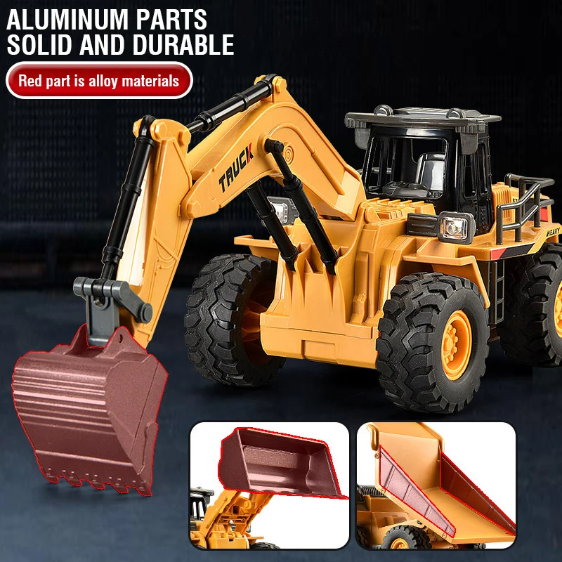 RC Legierungs-Bagger 2,4G 9CH  – Kids Outdoor Excavator Bewertung und Preis