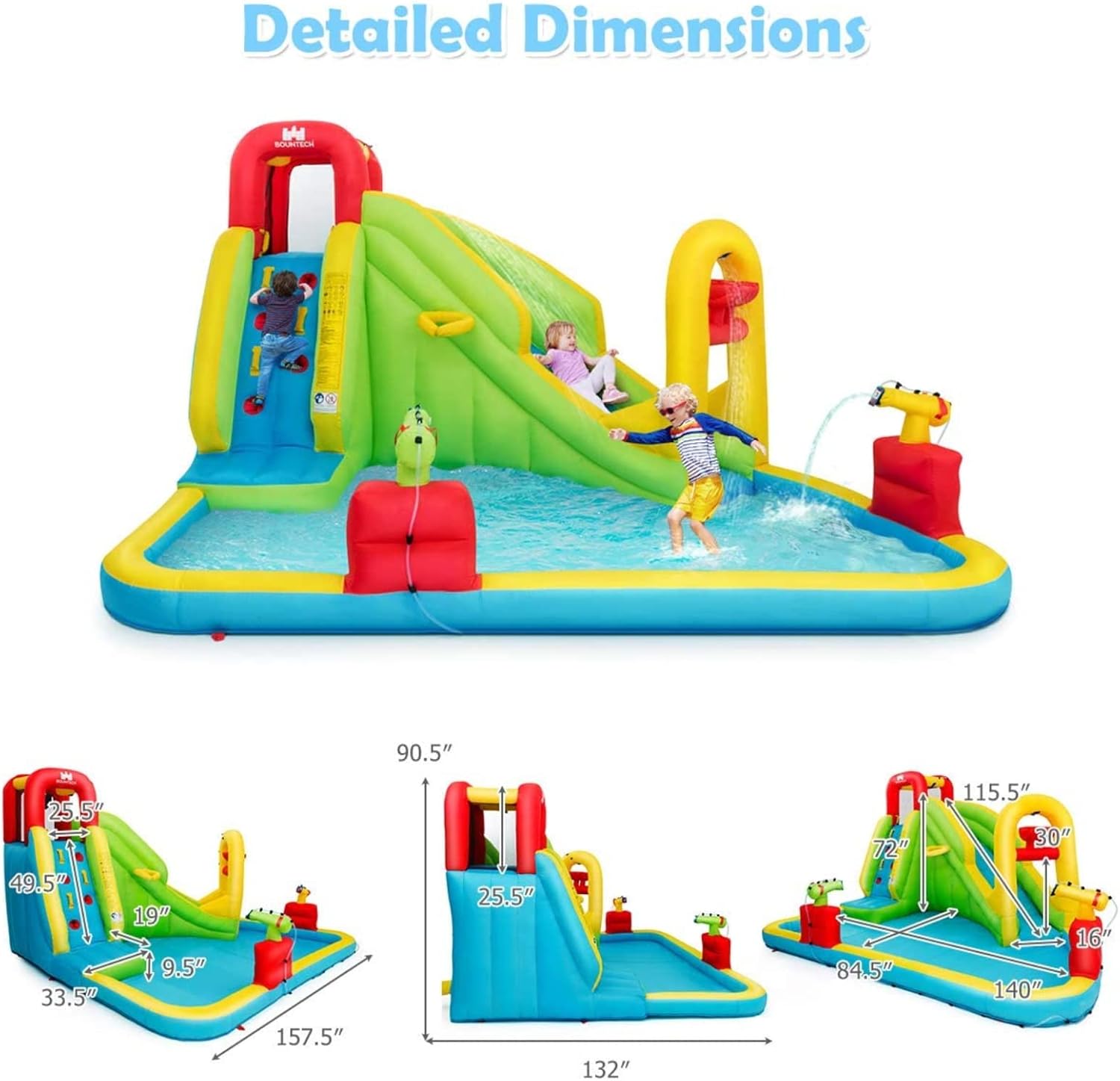 Mega Aufblasbarer Wasserpark H – Kids Outdoor Gifts Bewertung und Preis