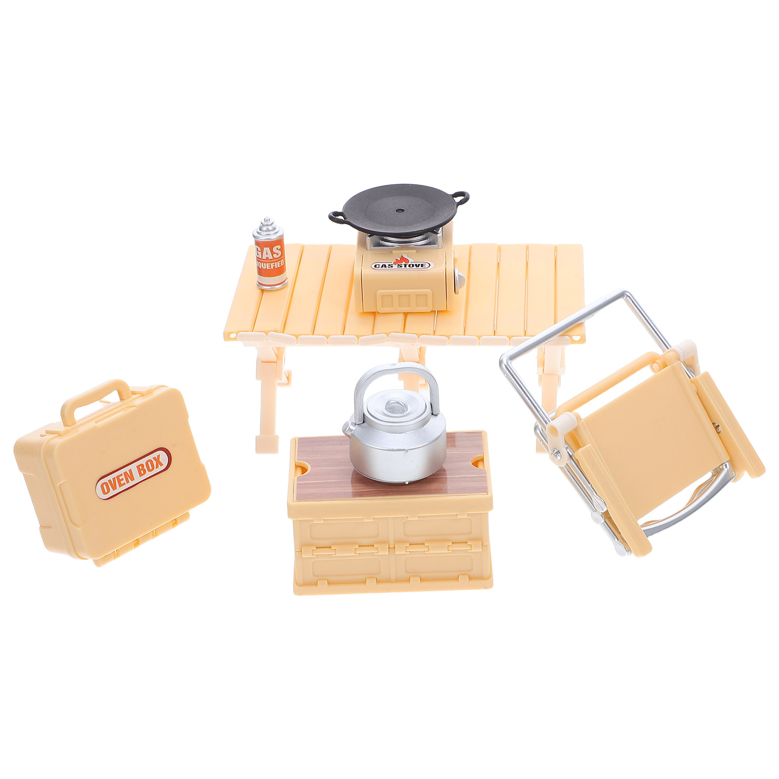 1 Set Miniatur-Campingmöbel, k – Kids Outdoor Play Table Bewertung und Preis