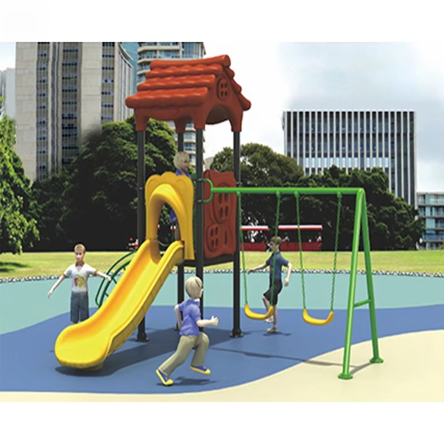 Stahlspielgeräte, Kompositscha – Kids Outdoor Swing Set With Slide Bewertung und Preis
