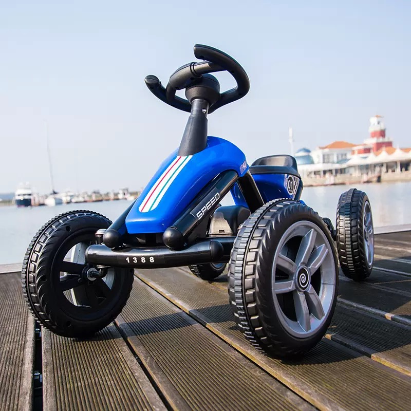 Kinder-Tretgo-Kart, Doppelhand – Kids Outdoor Ride On Bewertung und Preis