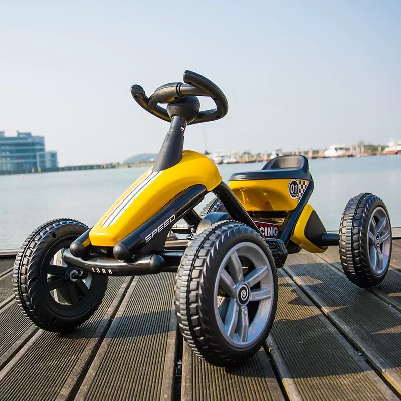 Kinder-Tretgo-Kart, Doppelhand – Kids Outdoor Ride On Bewertung und Preis