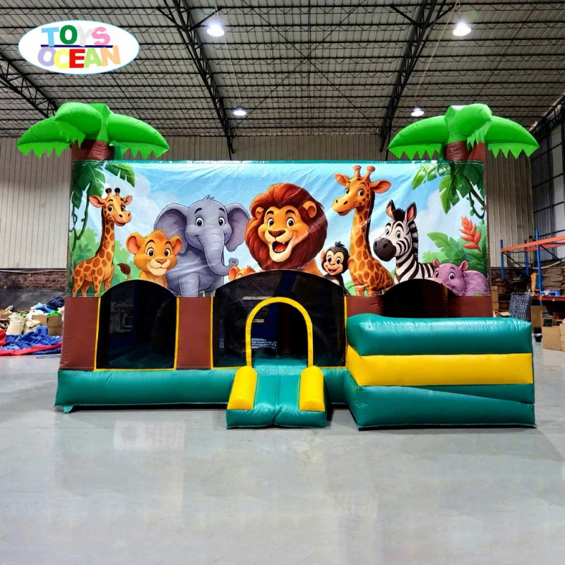 Aufblasbare Hüpfburg mit Rutsc – Kids Outdoor House With Slide Bewertung und Preis