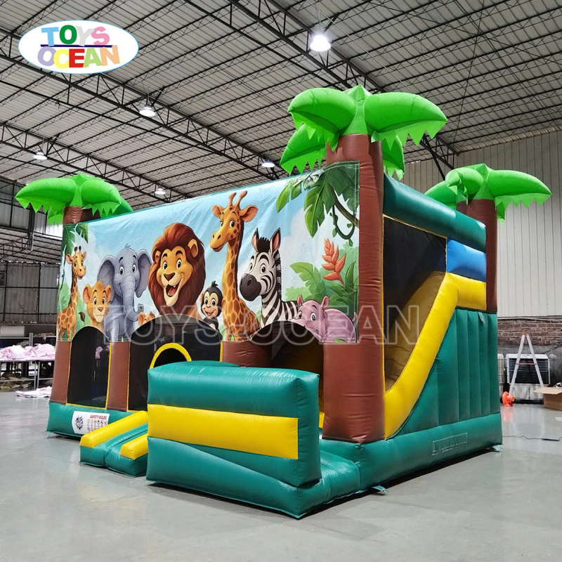 Aufblasbare Hüpfburg mit Rutsc – Kids Outdoor House With Slide Bewertung und Preis