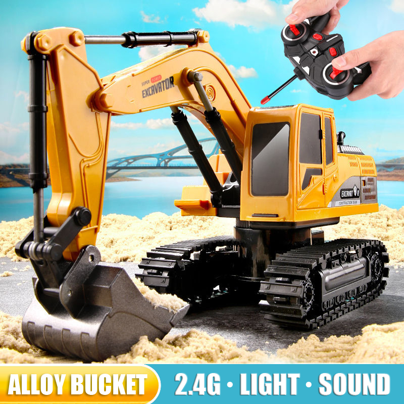 RC Bagger 2,4 GHz 6 Kanal 1:24 – Kids Outdoor Excavator Bewertung und Preis